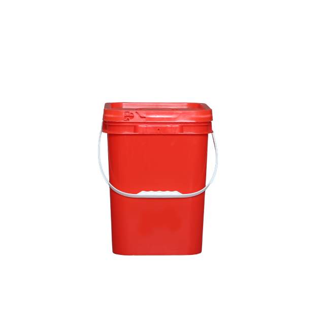 1-30L Thickened Plastic Square Bucket with Lid Water Bucket Food Grade Plastic Barrel Square Pail-1