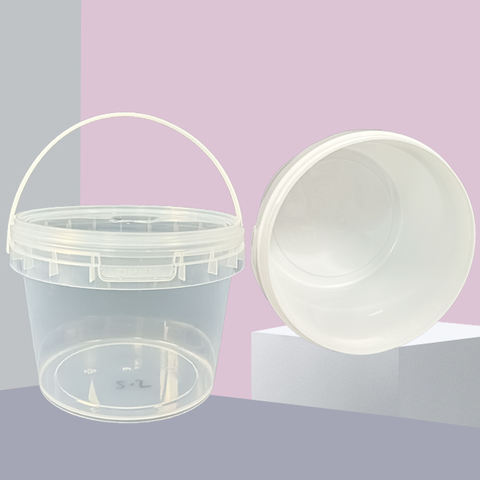 10L factory wholesale pp material plastic bucket with metal handle Details-1 (1)