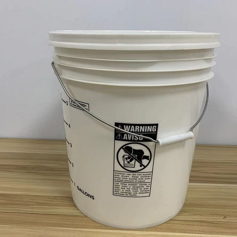 18 litre round plastic drum paint fertilizer chemical drum food grade PP plastic bucket pail (1)