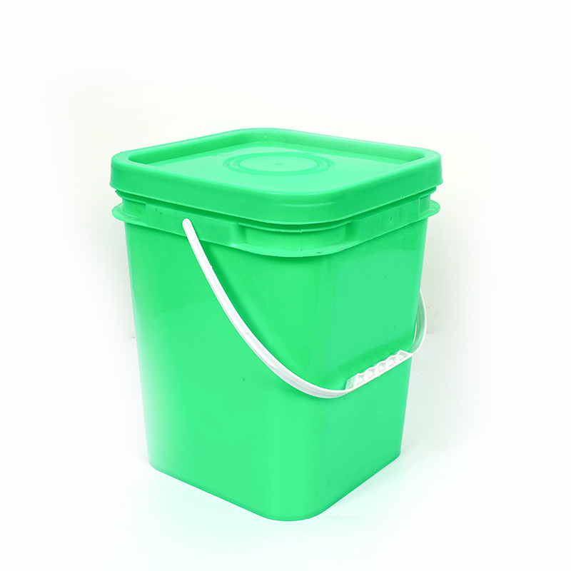 5 Gallon 20L 30L Custom Color Square Bucket Plastic Bucket plastic pail paint buckets (1)