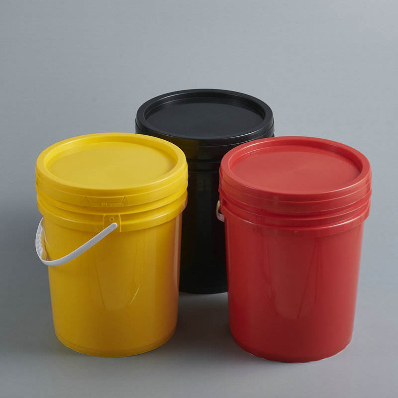 Best sell 20L Food Grade 7 Gallon plastic buckets with handle paint plastic pail-1