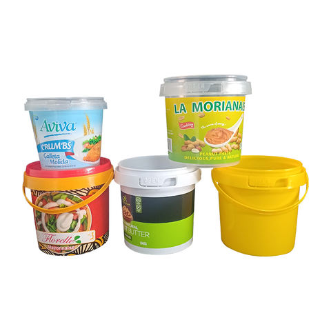 Cheap Price 10 Litre Plastic Bucket Plastic Storage Tub With Lid Leak Proof Round Plastic Bucket With2