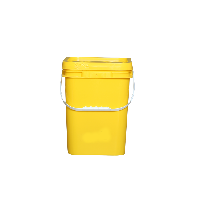 Colorful plastic square pail bucket Indoor plant cultivation bucket with lids bucket with seal lid-2