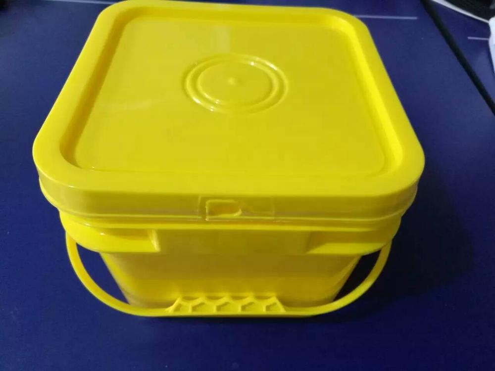 Custom Food Packing 8L plastic bucket Square Plastic Bucket (1)