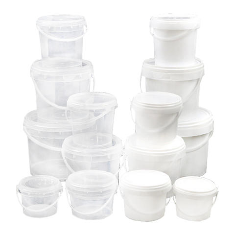 Factory wholesale 1L 5L 10L15L 20L 25L 50L 60L plastic bucket with lids and handles-1