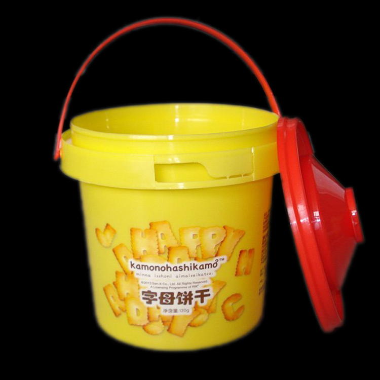 Heat resistant plastic paint chemical resistant buckets with handle-1