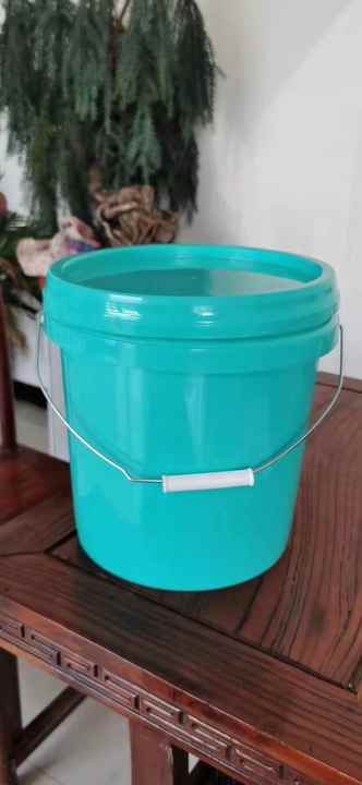 High Quality 10 L White Plastic Pail Thicken Paint Buckets Food Container With Lid Plastic Bucket-1 (1)