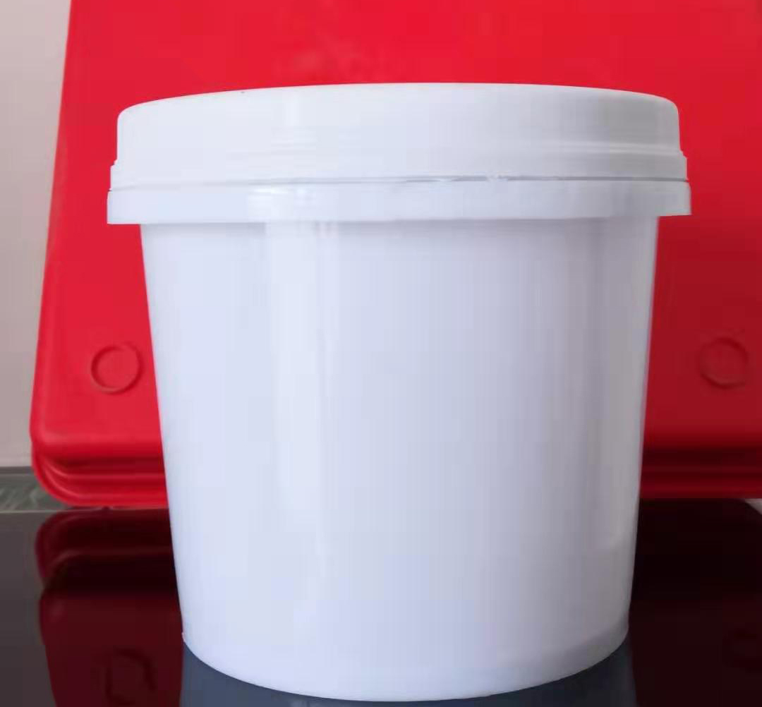 Manufacturers wholesale 1L latex paint bucket PP plastic bucket thickened with cover 1L paint buckets-1