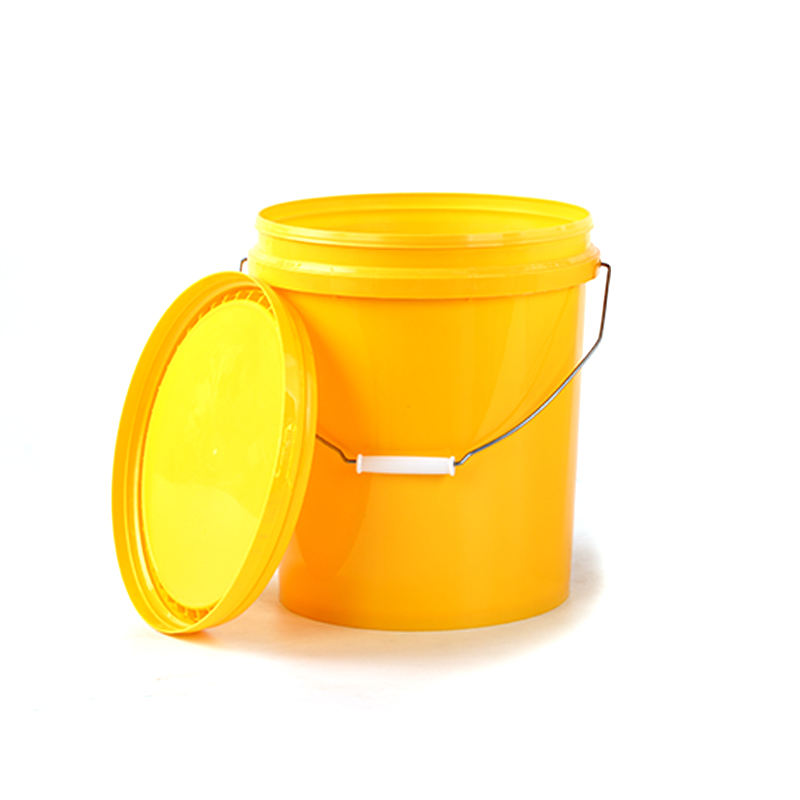 Seal Paint Pail Buckets Food Grade Plastic 1L 3L 5L 10L 15L 20L 25L 5 Gallon 7 Gallon with Handle Lids-1