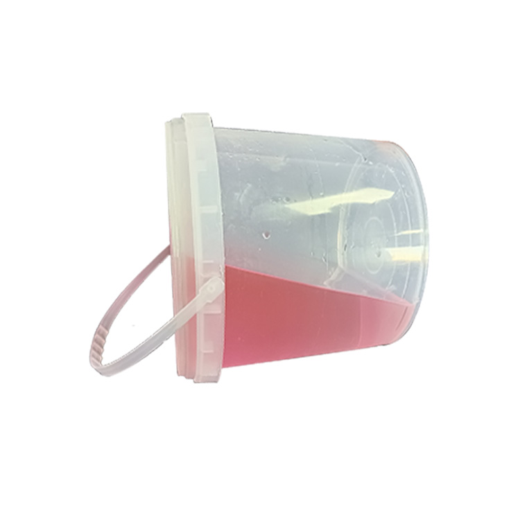 Wholesale Custom Round Plastic Food Containers Bucket Packaging Cheese Storage Box with Lids-1