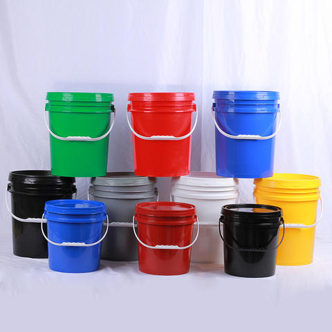 Seaux d'emballage en plastique pour peinture