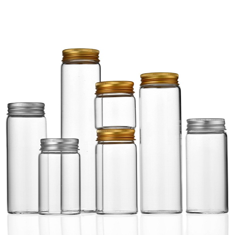 250ml Clear Glass Juice Bottle with Aluminum Cap